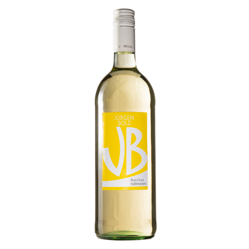 Weinflasche gefüllt mit Bacchus