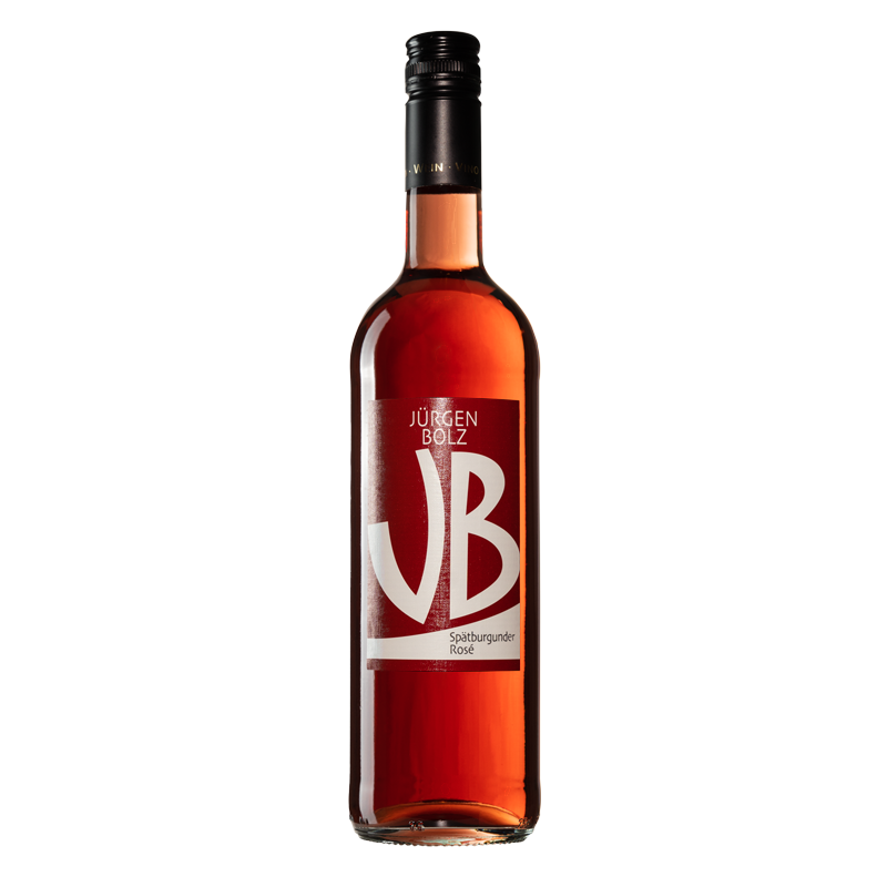 Weinflasche gefüllt Spätburgunder rosé