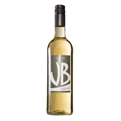 Flasche Wein gefüllt mit Grauem Burgunder