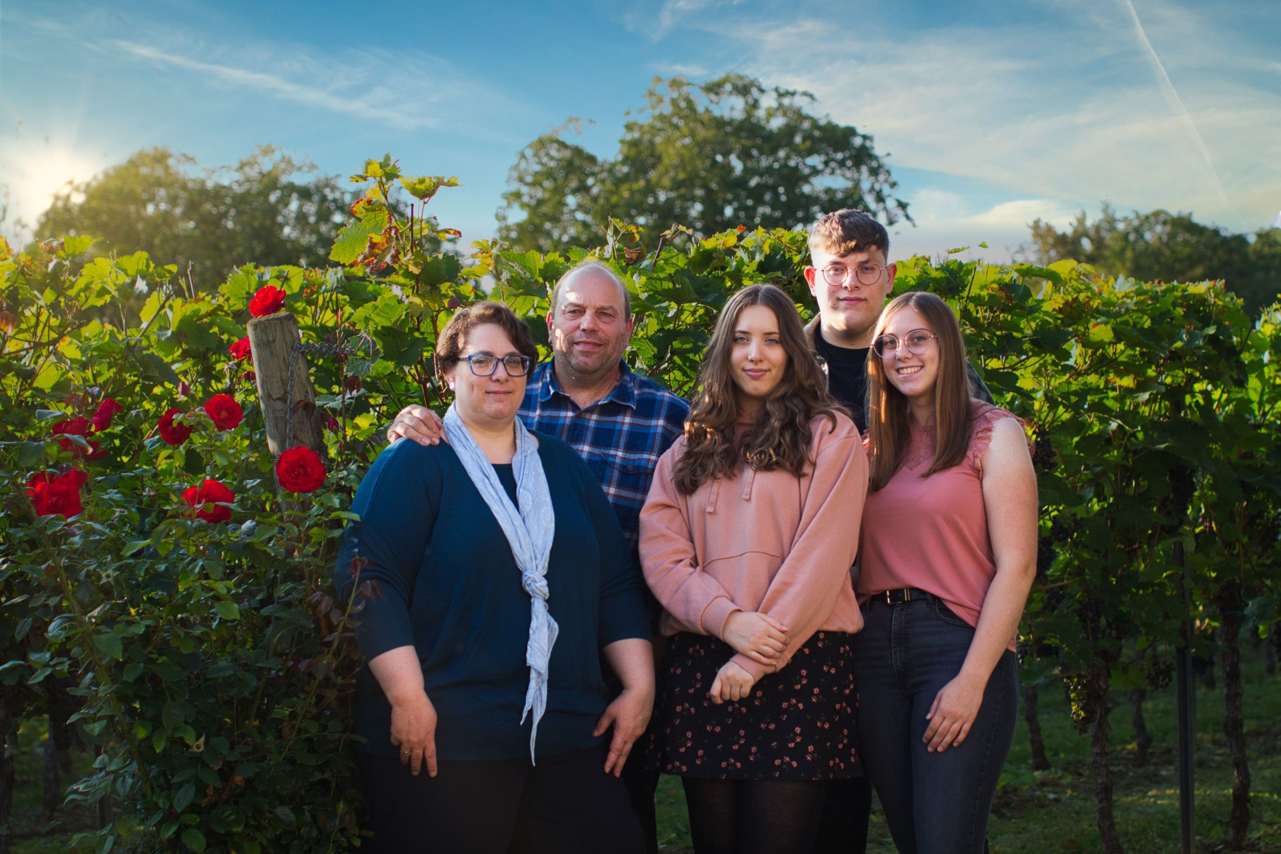 Familienbild mit Familie Bolz
